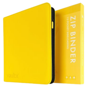VaultX 12 pocket Exo-Tech XL Binder- Yellow