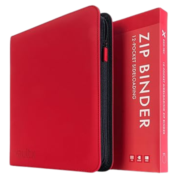 VaultX 12 pocket Exo-Tech Binder- Red - Image 2