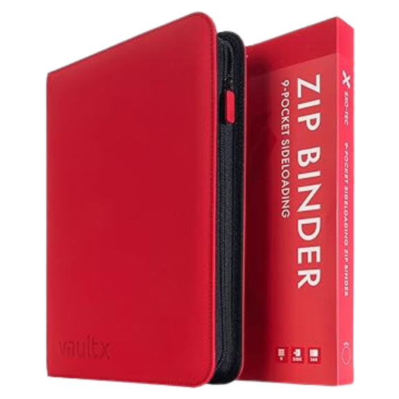 VaultX 9 Pocket Exo-Tech Binder- Red