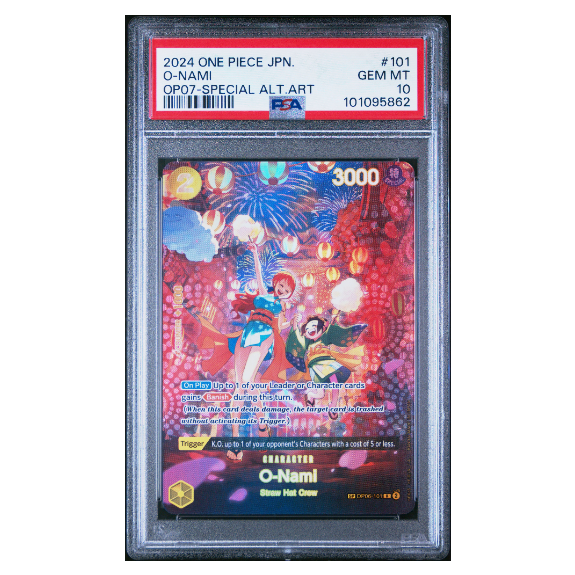 O-NAMI #101 SPECIAL ALTERNATE ART PSA 10 - Front