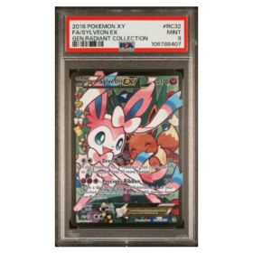 FA/SYLVEON EX #RC32 GEN.RADIANT COLLECTION PSA 9 - Front
