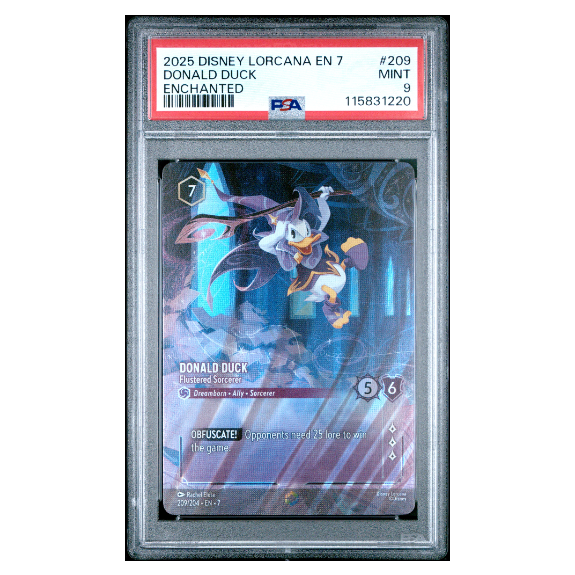 DONALD DUCK #209 ENCHANTED PSA 9 - Front