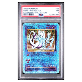 MEWTWO-REV.FOIL #29 LEGENDARY COLLECTION PSA 7 - Front