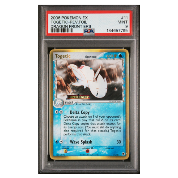 TOGETIC-REV.FOIL #11 DRAGON FRONTIERS PSA 9 - Front