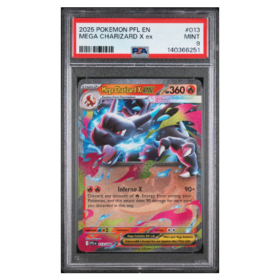 MEGA CHARIZARD X ex #013 PSA 9 - Front