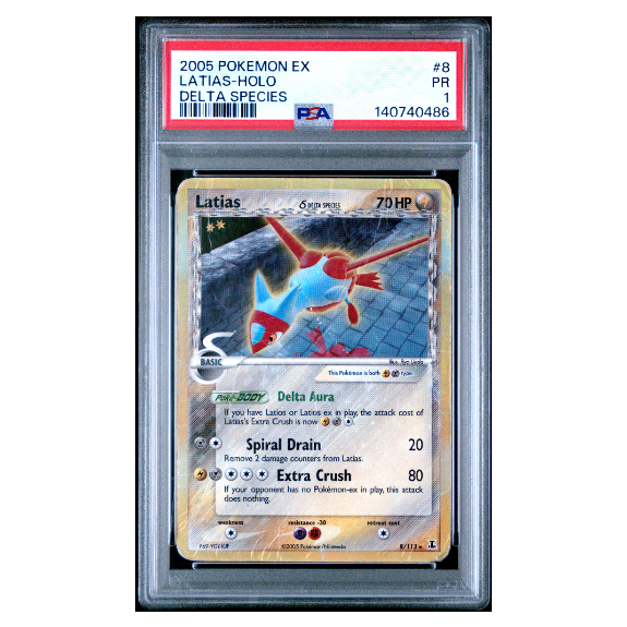 LATIAS-HOLO #8 DELTA SPECIES PSA 1 - Front