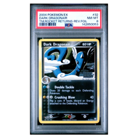 DARK DRAGONAIR #32 TM.ROCKET RETURNS-REV.FOIL PSA 8 - Front