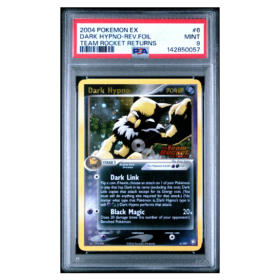 DARK HYPNO-REV.FOIL #6 TEAM ROCKET RETURNS PSA 9 - Front