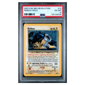 RAIKOU-HOLO #13 PSA 6 - Front