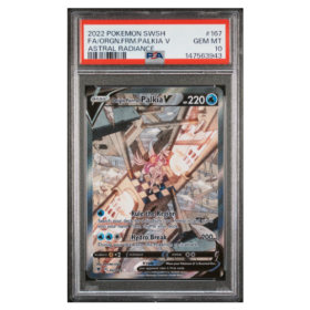 FA/ORGN.FRM.PALKIA V #167 ASTRAL RADIANCE PSA 10 - Front