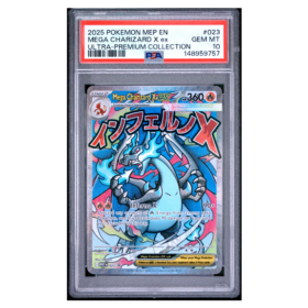 MEGA CHARIZARD X ex #023 ULTRA-PREMIUM COLLECTION PSA 10 - Front