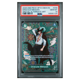 DRACULE MIHAWK #030 SPECIAL ALTERNATE ART PSA 10 - Front