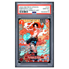 PORTGAS D. ACE #013 SPECIAL ALTERNATE ART PSA 10 - Front