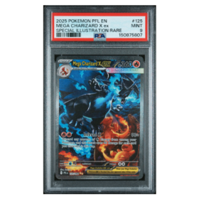 MEGA CHARIZARD X ex #125 SPECIAL ILLUSTRATION RARE PSA 9 - Front