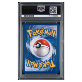 BLAINE'S CHARIZARD #2 HOLO-CORRECTED SYMBOL PSA 8 - Back