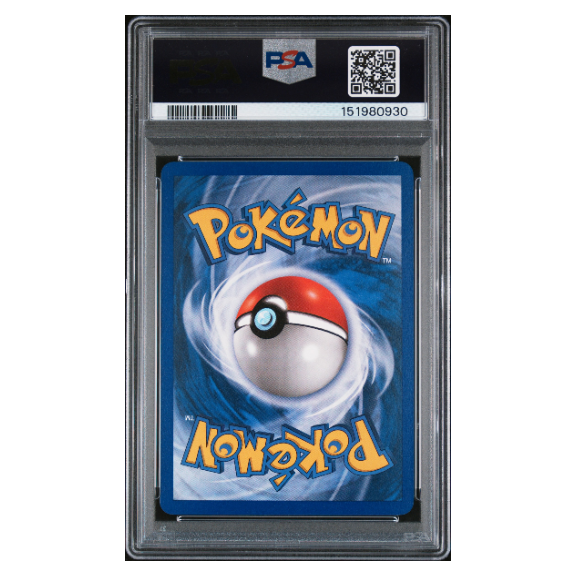 BLAINE'S CHARIZARD #2 HOLO-CORRECTED SYMBOL PSA 8 - Back