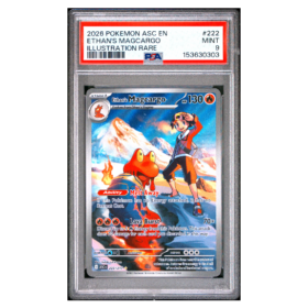 ETHAN'S MAGCARGO #222 ILLUSTRATION RARE PSA 9 - Front