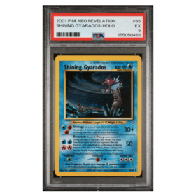 SHINING GYARADOS-HOLO #65 PSA 5 - Front