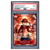 MONKEY D. LUFFY #006 TREASURE BOOSTERS SET PSA 9 - Front