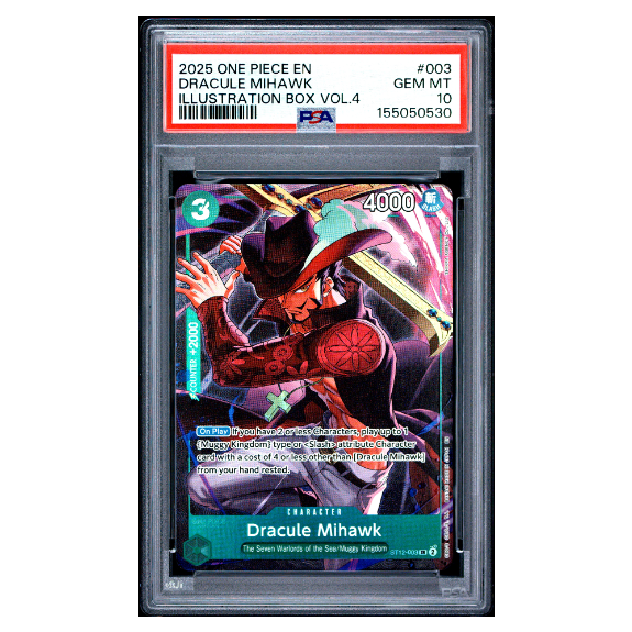 DRACULE MIHAWK #003 ILLUSTRATION BOX VOL.4 PSA 10 - Front