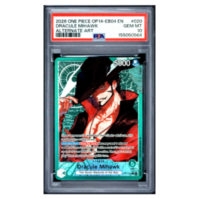 DRACULE MIHAWK #020 ALTERNATE ART PSA 10 - Front