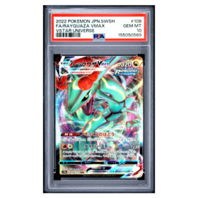 FA/RAYQUAZA VMAX #108 VSTAR UNIVERSE PSA 10 - Front