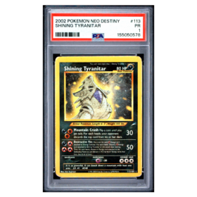 SHINING TYRANITAR #113 PSA 1 - Front