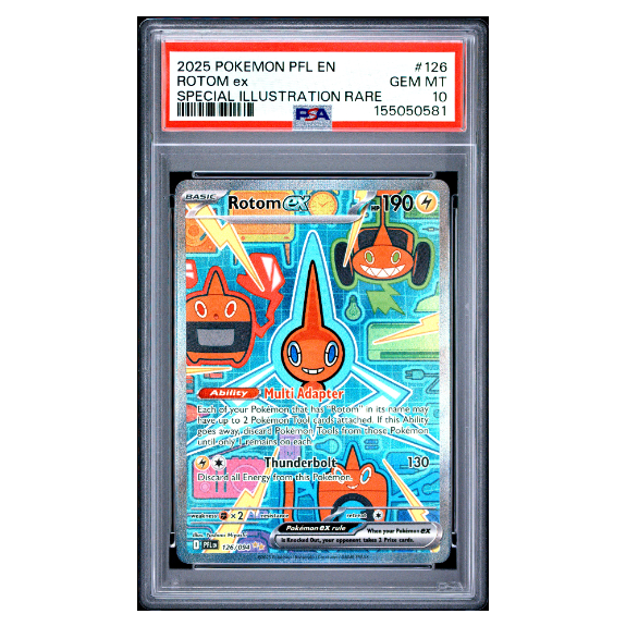 ROTOM ex #126 SPECIAL ILLUSTRATION RARE PSA 10 - Front