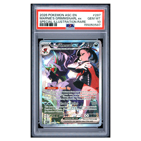 MARNIE'S GRIMMSNARL ex #287 SPECIAL ILLUSTRATION RARE PSA 10 - Front