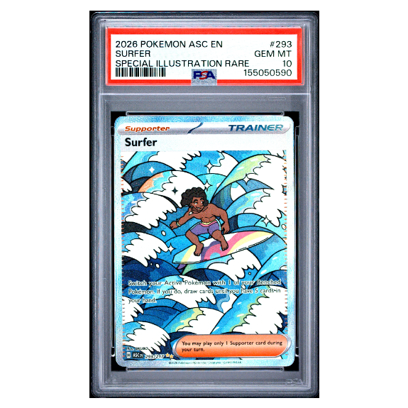 SURFER #293 SPECIAL ILLUSTRATION RARE PSA 10 - Front