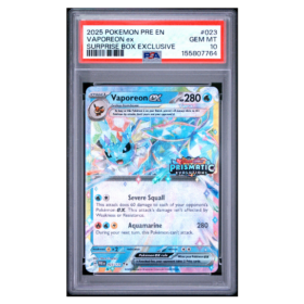 VAPOREON ex #023 SURPRISE BOX EXCLUSIVE PSA 10 - Front