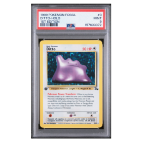 DITTO-HOLO #3 1ST EDITION PSA 9 - Front