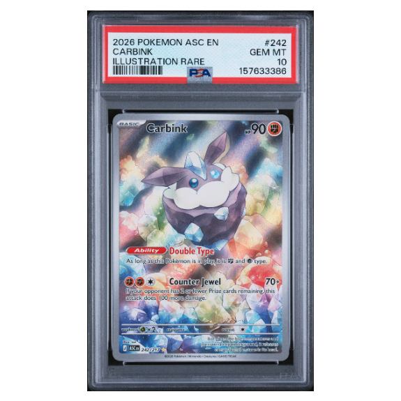 CARBINK #242 ILLUSTRATION RARE PSA 10 - Front