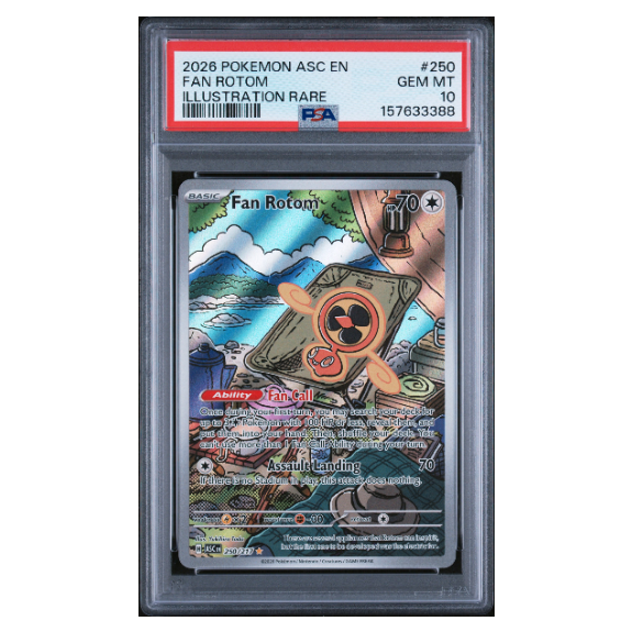 FAN ROTOM #250 ILLUSTRATION RARE PSA 10 - Front