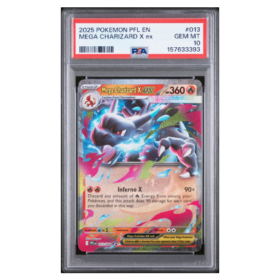 MEGA CHARIZARD X ex #013 PSA 10 - Front