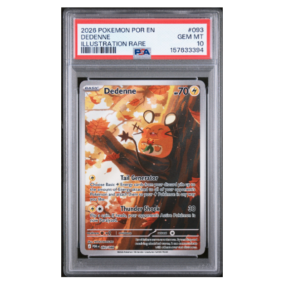 DEDENNE #093 ILLUSTRATION RARE PSA 10 - Front