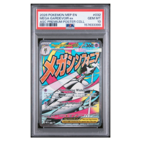 MEGA GARDEVOIR ex #032 ASC PREMIUM POSTER COLL PSA 10 - Front