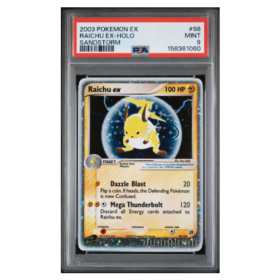 RAICHU EX-HOLO #98 SANDSTORM PSA 9 - Front