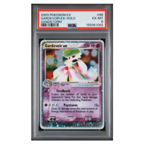 GARDEVOIR EX-HOLO #96 SANDSTORM PSA 6 - Front