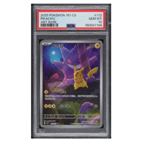 PIKACHU #172 ART RARE PSA 10 - Front