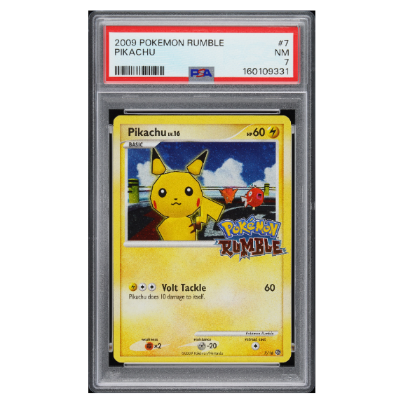 PIKACHU #7 PSA 7 - Front