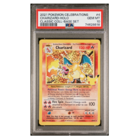 CHARIZARD-HOLO #4 CLASSIC COLL-BASE SET PSA 10 - Front