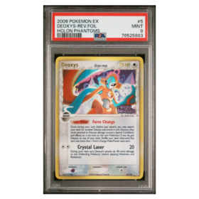 DEOXYS-REV.FOIL #5 HOLON PHANTOMS PSA 9 - Front