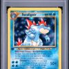 FERALIGATR-HOLO #4 1ST EDITION PSA 5