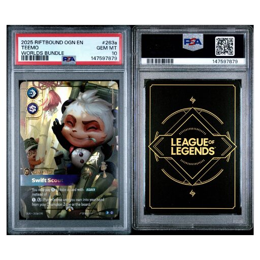 TEEMO #263a WORLDS BUNDLE PSA 10 - Image 3