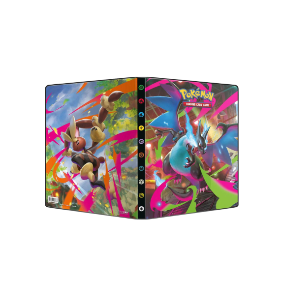 Pokemon TCG Portfolio 9-P Mega Charizard X & Mega Lopunny