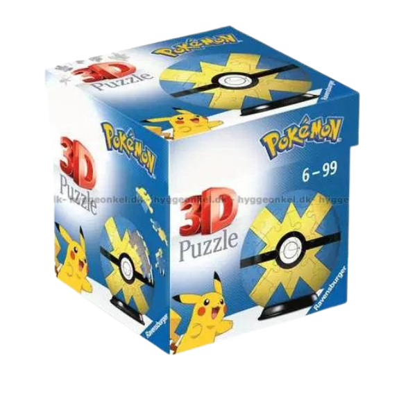 3D: Pokemon: Ravensburger puslespil: 54 brikker