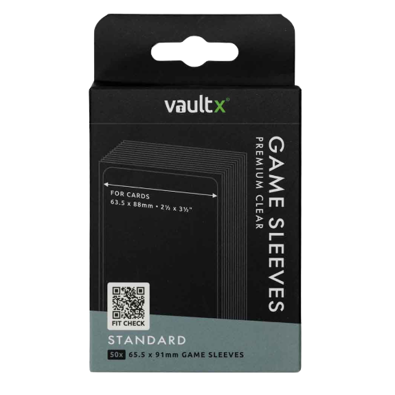 VaultX - Standard Board Game Sleeves - 50stk