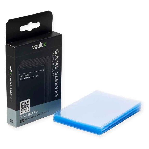 VaultX - Standard Board Game Sleeves - 50stk - Image 2