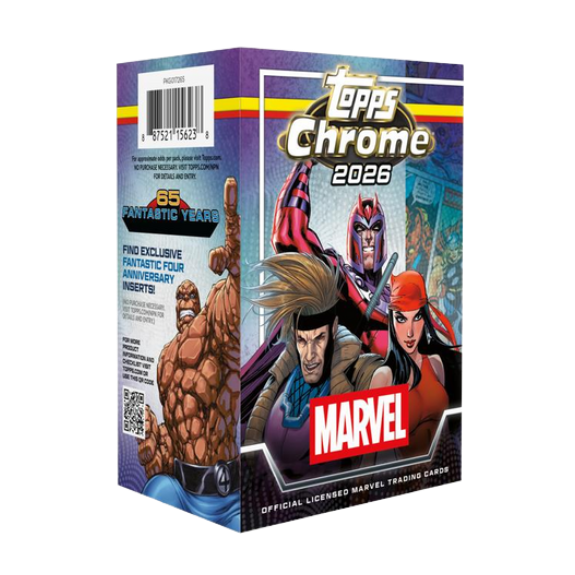 Topps Chrome Marvel Comics 2026 Value Box